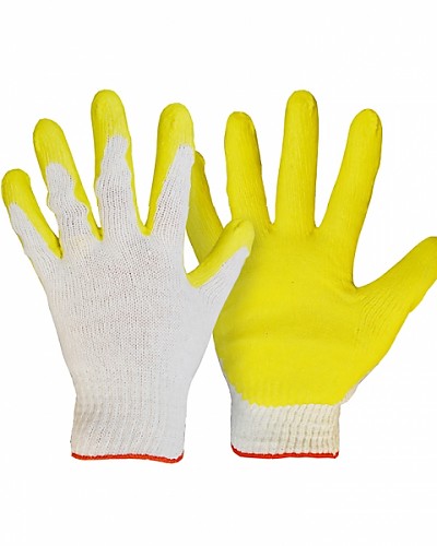 코팅장갑 반코팅장갑 (베트남) / 노란색 (10G)