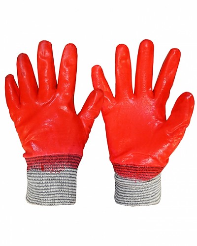 코팅장갑 완전코팅 (메리야스) / 적색코팅